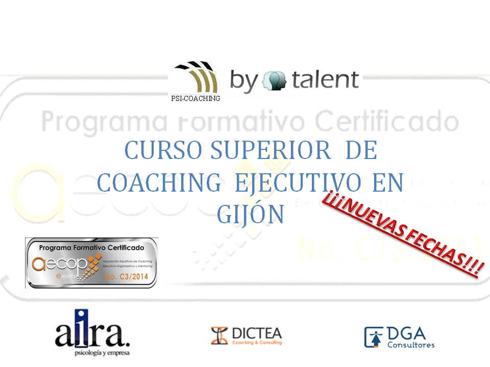 CURSO SUPERIOR DE COACHING EJECUTIVO EN GIJÓN.